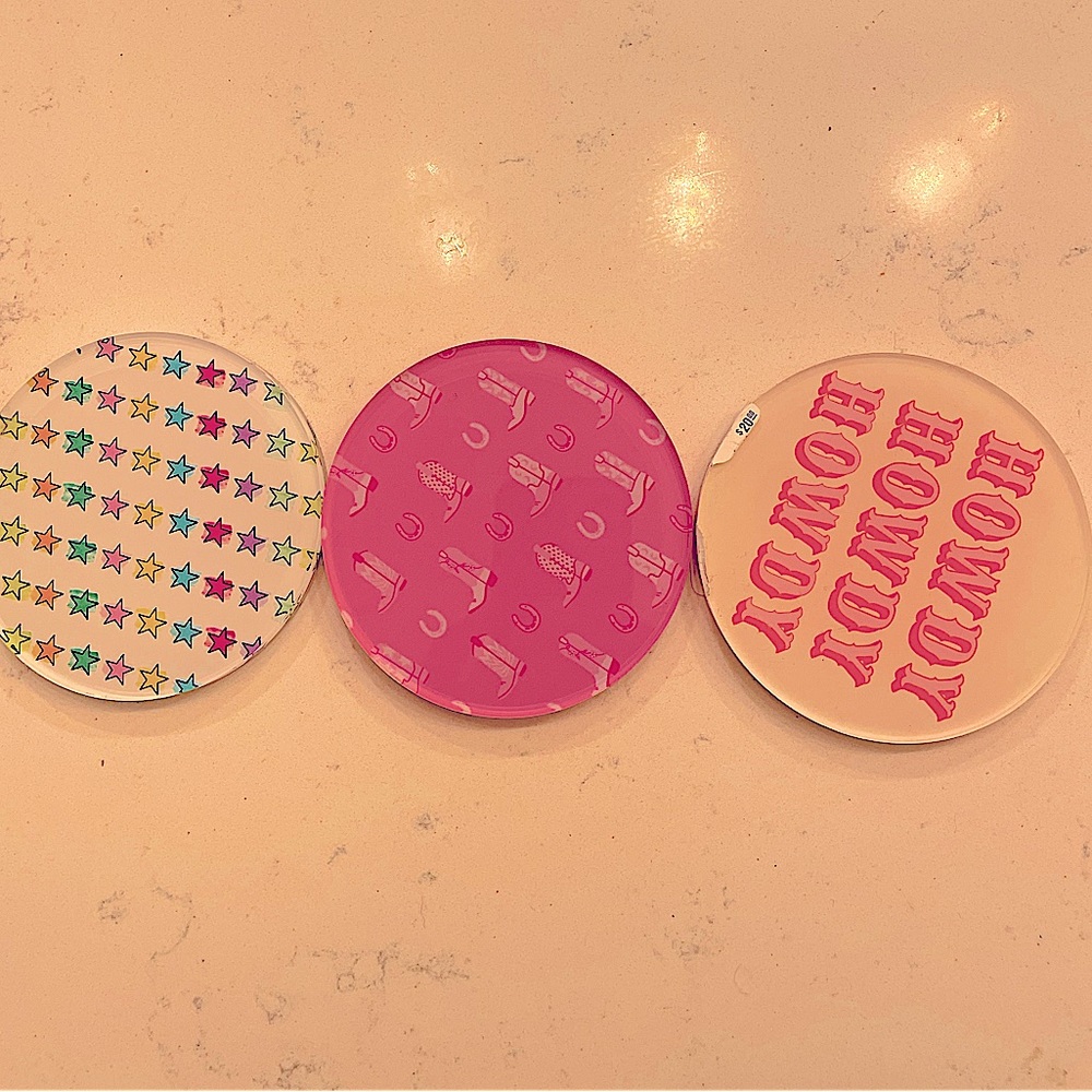 Acrylic coasters